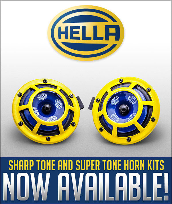 Hella Sharptone Horn Kit 12V 415/350Hz Yellow - 0