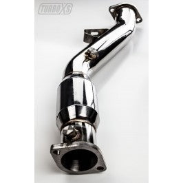Turbo XS 02-07 WRX-STi  / 04-08 Forester XT High Flow Catalytic Converter Pipe - 0
