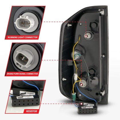 ANZOUSA LED TAILLIGHTS: 2014-2021 TOYOTA TUNDRA - 0