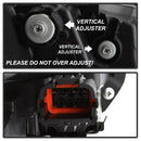 xTune Infiniti G37 Coupe (non-AFS) 08-15 Projector Headlights - Black PRO-JH-IG3708-2D-LB-BK-9