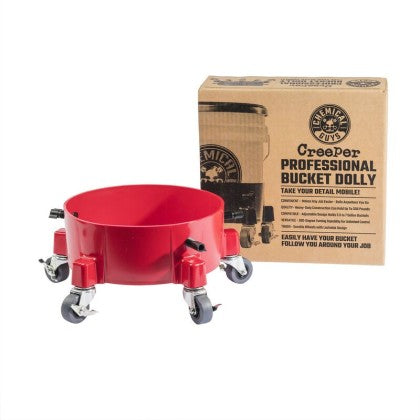 Chemical Guys Creeper Professional Bucket Dolly (RED) (Comes in Case of 3 Units)