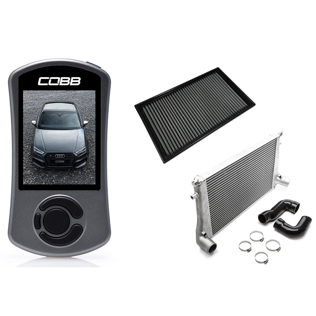 COBB Stage 2 Power Package w/ S-Tronic Flashing | 2015-2020 Audi S3 8V S-Tronic