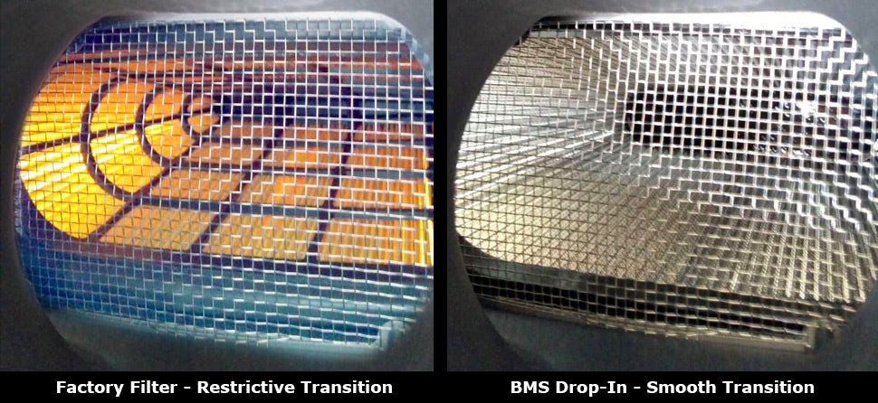 BMS Drop-In Performance Dry Filter for Corvette C7 Grand Sport, Stingray, Z06, & ZR1