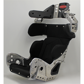 KIRKEY SEAT KIT - 14 INTERMEDIATE 18 LAYBACK CONTAINMENT SEAT & BLACK COVER