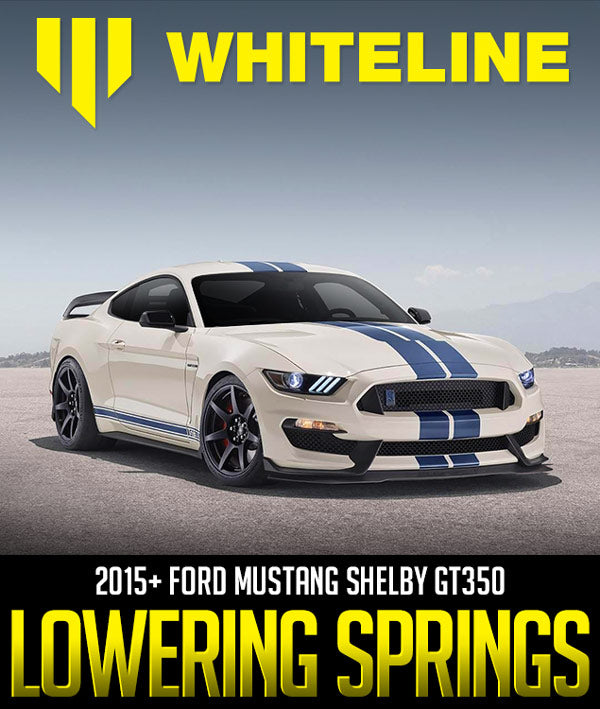 WHITELINE SUSPENSION COIL SPRING LOWERING KIT: 2015+ FORD MUSTANG SHELBY GT350
