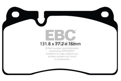 EBC Brakes Redstuff Ceramic Brake Pads - 0