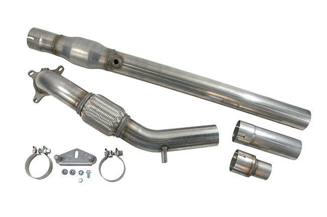 USP 3" Stainless Steel 2.0T FSI/TSI Downpipe - Catted