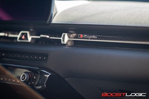 Supra 2020 Passenger Side Carbon Interior badge