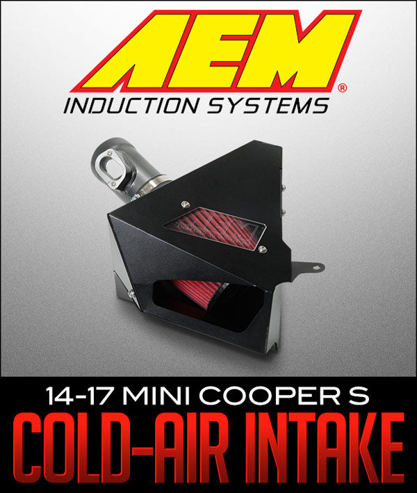 AEM INDUCTION COLD-AIR INTAKE: 2014–2017 MINI COOPER S