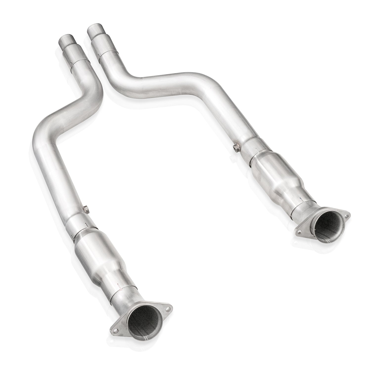 STAINLESS WORKS CATTED MID-PIPE KIT: 2015–2021 DODGE CHALLENGER/CHARGER SRT HELLCAT