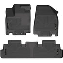 Husky Liners 2022 Nissan Pathfinder/Infiniti QX60 Weatherbeater Black Front & 2nd Seat Floor Liners-1