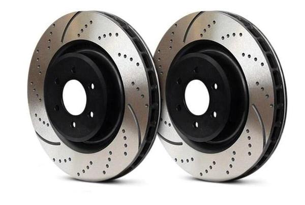 Front EBC Slotted | Dimpled Rotors - Set Of 2 Rotors (345x30mm) B8 S4 | S5