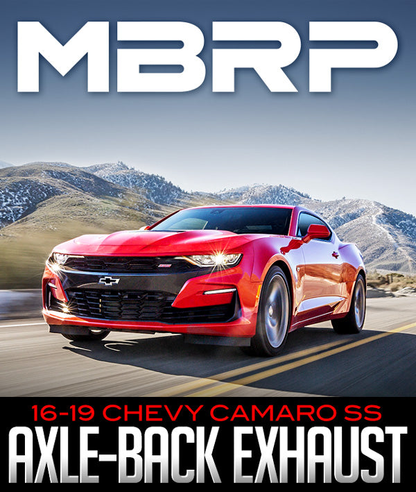 MBRP BLACK SERIES AXLE-BACK EXHAUST: 2016–2019 CHEVY CAMARO SS - 0