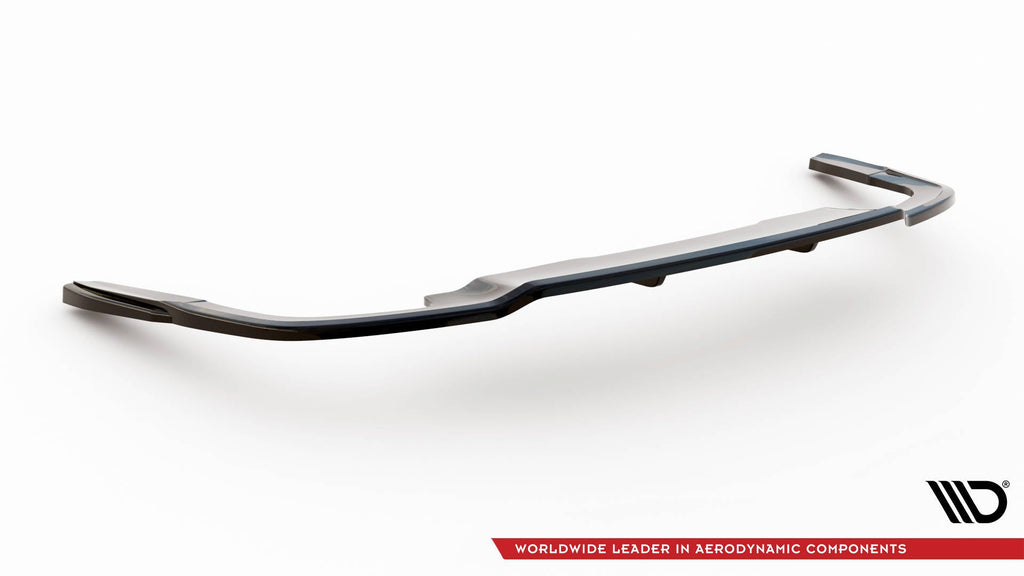 Maxton Design Central Rear Splitter (With Vertial Bars) Audi A5 S-Line F5 Facelift