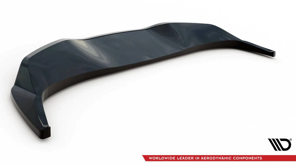 Maxton Design Central Rear Splitter (With Vertical Bars) - Tesla / Model Y