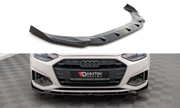 Maxton Design Front Splitter V.1 Audi A4 B9 Facelift (Standard)