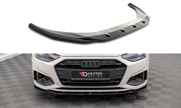 Maxton Design Front Splitter V.2 Audi A4 B9 Facelift (Standard)