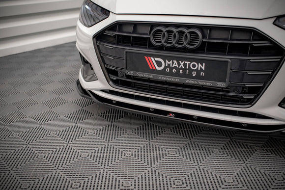 Maxton Design Front Splitter V.2 Audi A4 B9 Facelift (Standard)