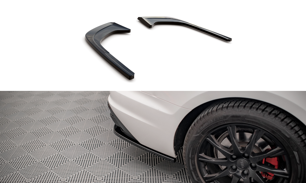 Maxton Design Rear Side Splitters Audi A4 B9 Facelift (Standard)