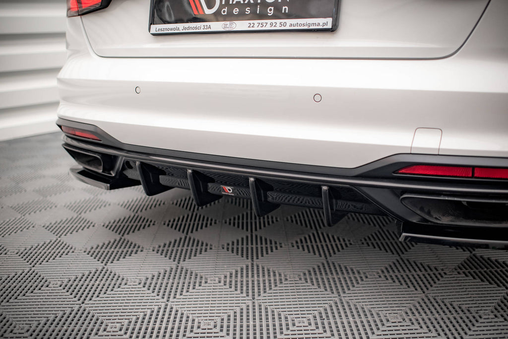 Maxton Design Rear Valance Audi A4 B9 Facelift (Standard)