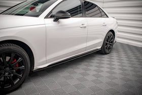 Maxton Design Side Skirts Diffusers Audi A4 B9 Facelift (Standard) - 0