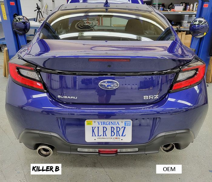 Killer B Motorsport 2022+ Subaru BRZ And Toyota GR86 Tip Extenders