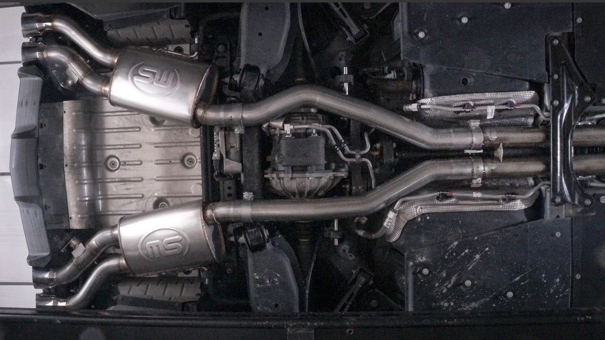 STAINLESS WORKS CAT-BACK EXHAUST SYSTEM: 2016–2019 CADILLAC CTS-V