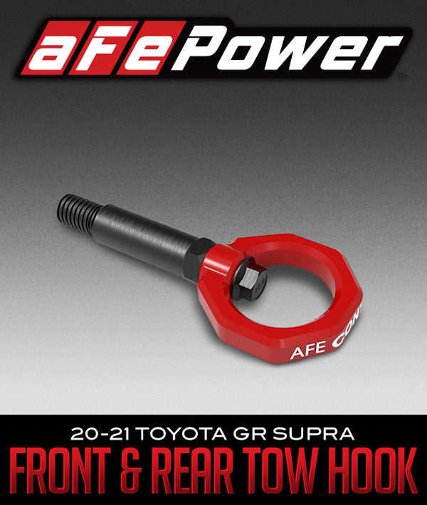 AFE POWER CONTROL FRONT & REAR TOW HOOK: 2020–2021 TOYOTA GR SUPRA