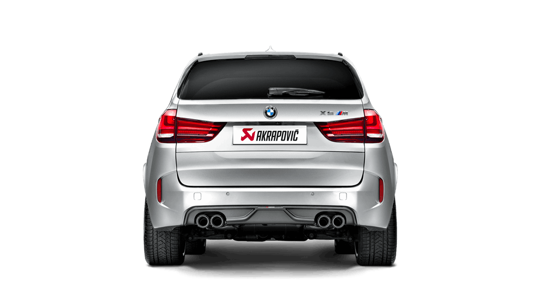 Akrapovic 15+ BMW X5M (F85) Evolution Line Cat Back (Titanium) w/ Carbon Tips
