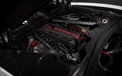 Eventuri Chevrolet C8 Corvette Black Carbon Engine Cover