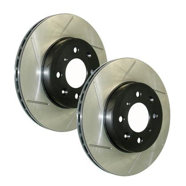 StopTech Sport Slotted Rotor Rear Set - BMW / F3X / 320i / 328d / 330e