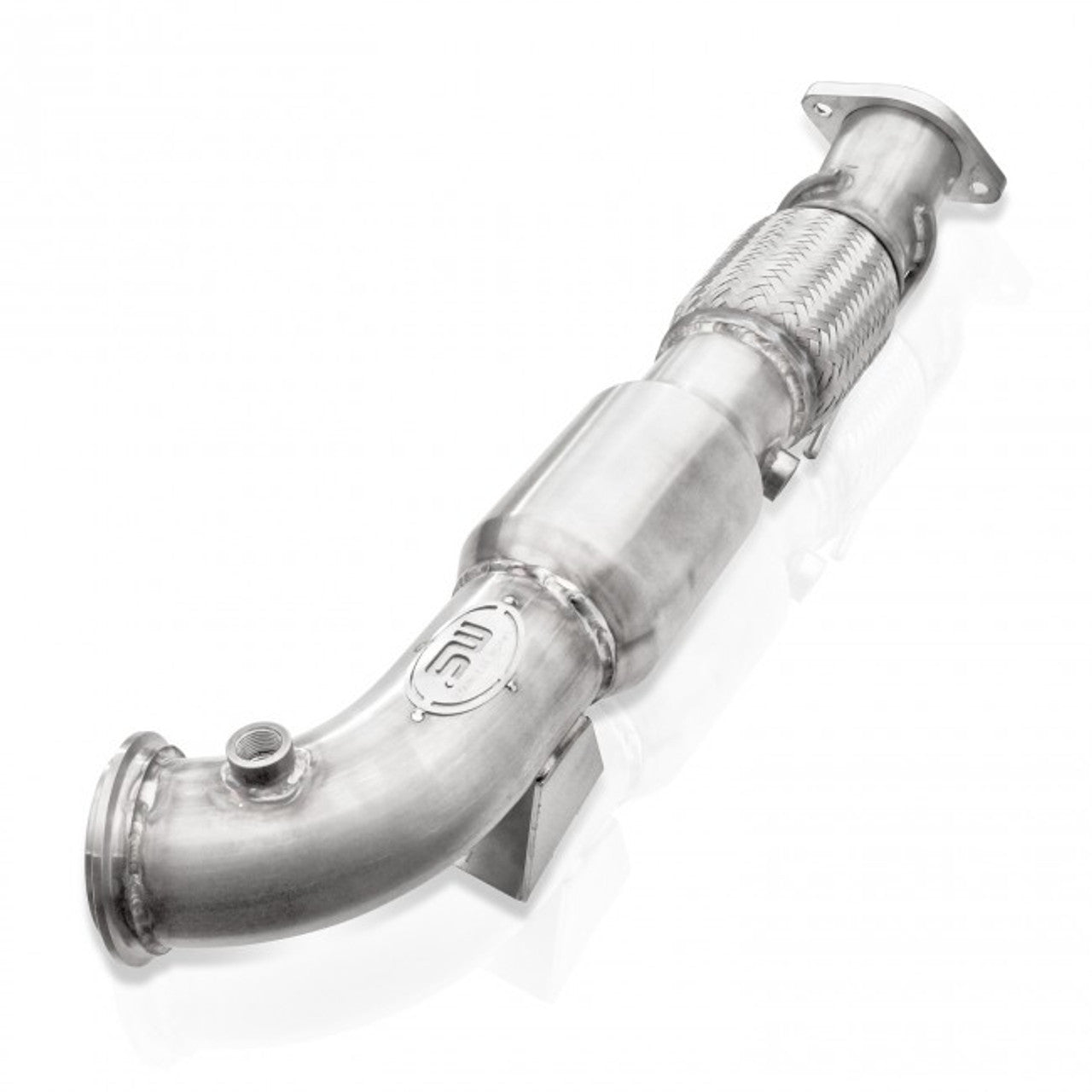 Stainless Works 2013-18 Ford Focus ST 3in High-Flow Cats Downpipe Factory Connection - 0