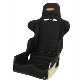 KIRKEY SEAT KIT - 17 ADJUSTABLE LAYBACK ROAD RACE & BLACK COVER