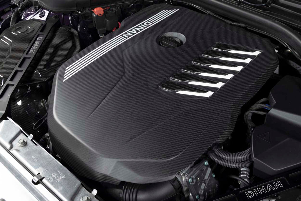 Dinan Matte Carbon Fiber Engine Cover - BMW / G2X / G4X / B58 | D590-0004