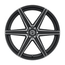 Forgestar X6 24x10 / 6x135 BP / ET25 / 6.5in BS Satin Black Wheel-2