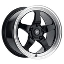 Forgestar D5 Drag 18x10 / 5x114.3 BP / ET22 / 6.4in BS Gloss Black Wheel-1