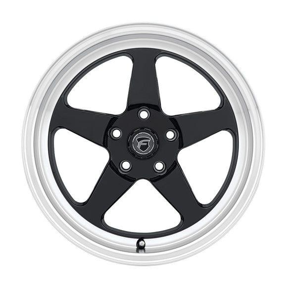 Forgestar D5 Drag 18x12 / 5x120.65 BP / ET50 / 8.5in BS Gloss Black Wheel