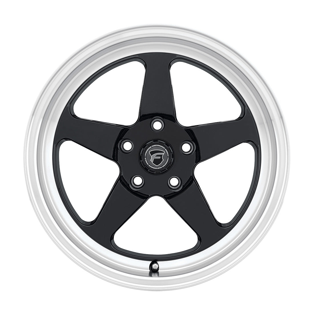 Forgestar D5 Drag 17x10 / 5x115 BP / ET30 / 6.6in BS Gloss Black Wheel - 0