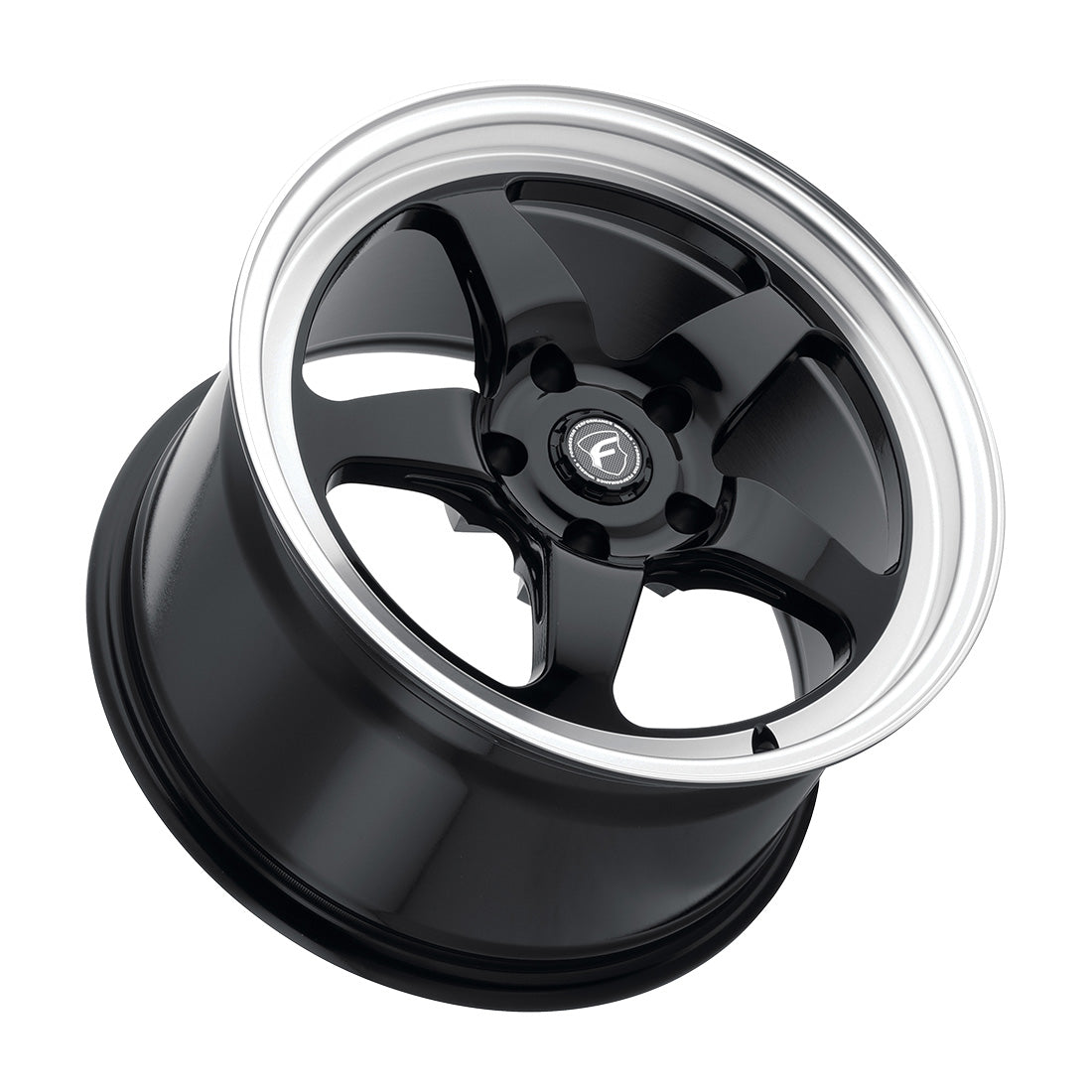 Forgestar D5 Drag 17x10 / 5x115 BP / ET30 / 6.6in BS Gloss Black Wheel