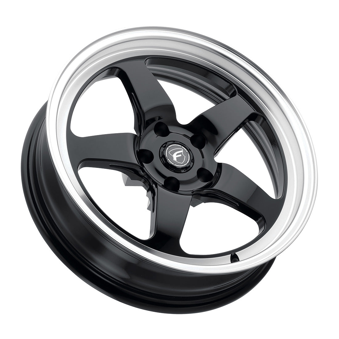 Forgestar D5 Drag 18x5.0 / 5x120 BP / ET-23 / 2.125in BS Gloss Black Wheel