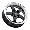 Forgestar D5 Drag 17x5.0 / 5x114.3 BP / ET-21 / 2.125in BS Gloss Black Wheel-3