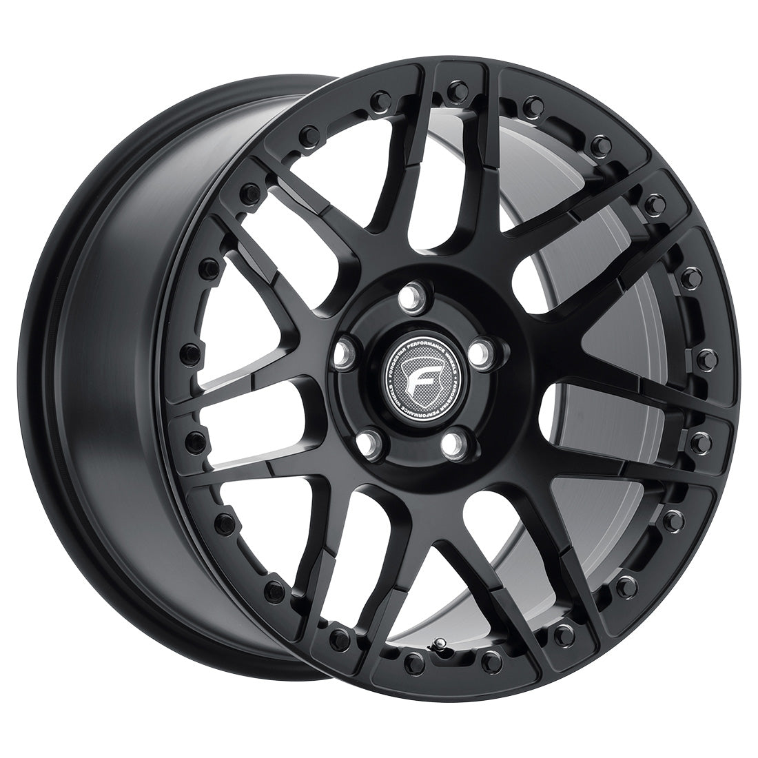 Forgestar F14 Beadlock 15x10 / 5x120.65 BP / ET50 / 7.5in BS Satin Black Wheel