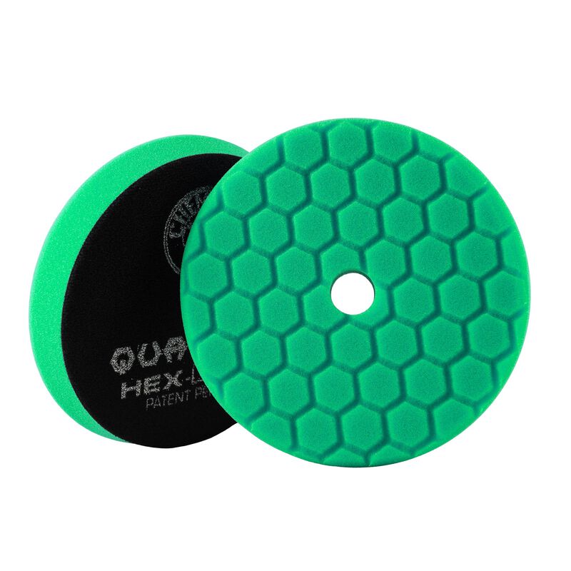 Hex-Logic Quantum Heavy Polishing Pad Green (5.5 Inch) (Comes in Case of 12 Units)