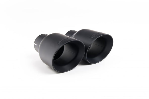Milltek Dual Outlet Cat Back Exhaust With Cerakote Black Tips - A5 Coupe / Cabriolet (Manual Only)  2.0T