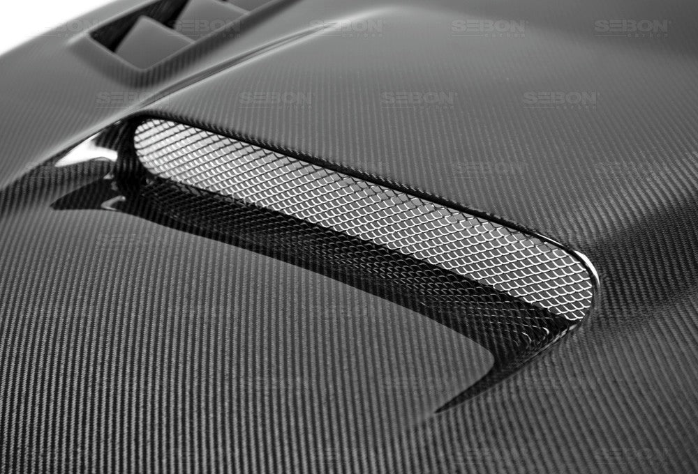 CW-Style Carbon Fiber Hood For 2008-2014 Subaru WRX/STi