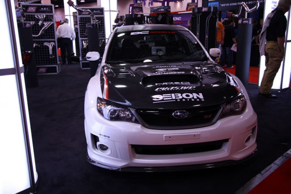 CW-Style Carbon Fiber Hood For 2008-2014 Subaru WRX/STi