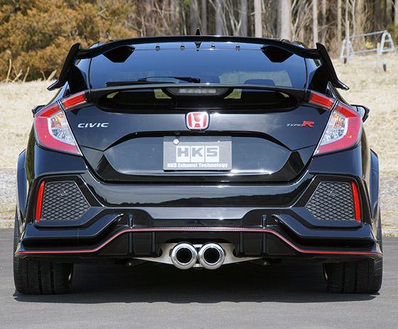 HKS Hi-Power Spec-L2 Cat-Back Exhaust System | 2017-2021 Honda Civic Type-R - 0
