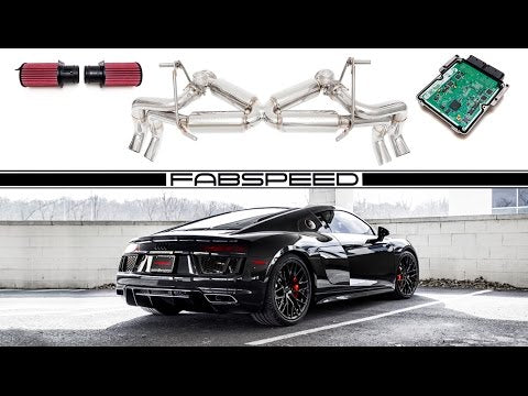 Fabspeed Audi R8 V10 (2016 - 2019) Valvetronic Supersport X-Pipe Exhaust System-14