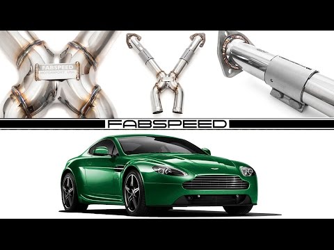 Fabspeed Aston Martin V8 Vantage Secondary Cat Bypass X-Pipe-10