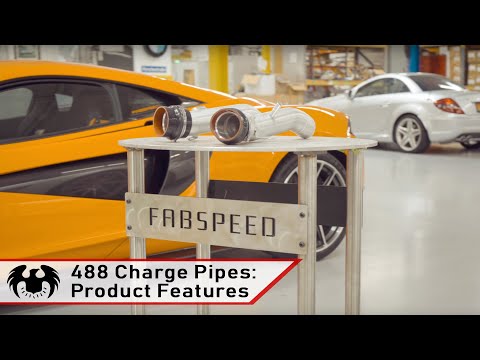 Fabspeed Ferrari 488 Intake Charge Pipes-6